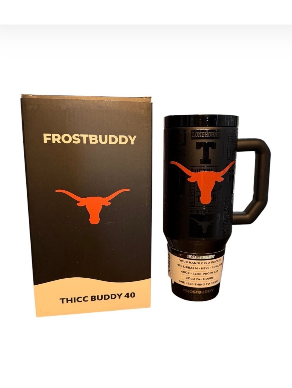 Frost Buddy 40oz Thicc Buddy - Texas Longhorns Legacy (412)
